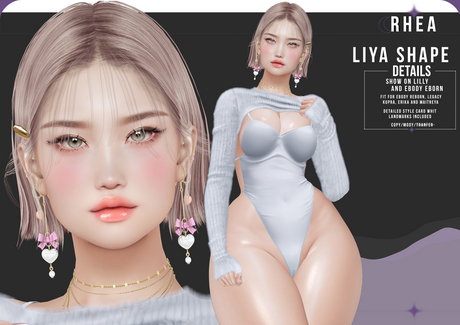 Second Life Marketplace - Rhea.Liya Shape Lelut Lilly